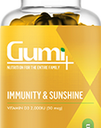 Immunity & Sunshine (Vitamin D3 & Calcium) Gummies