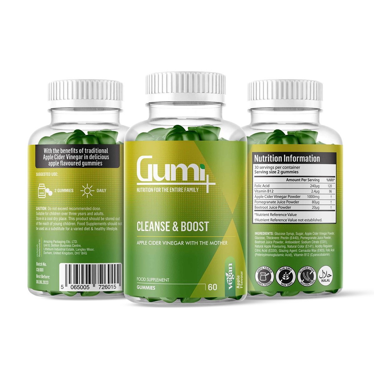 Cleanse &amp; Boost Apple Cider Vinegar Gummies