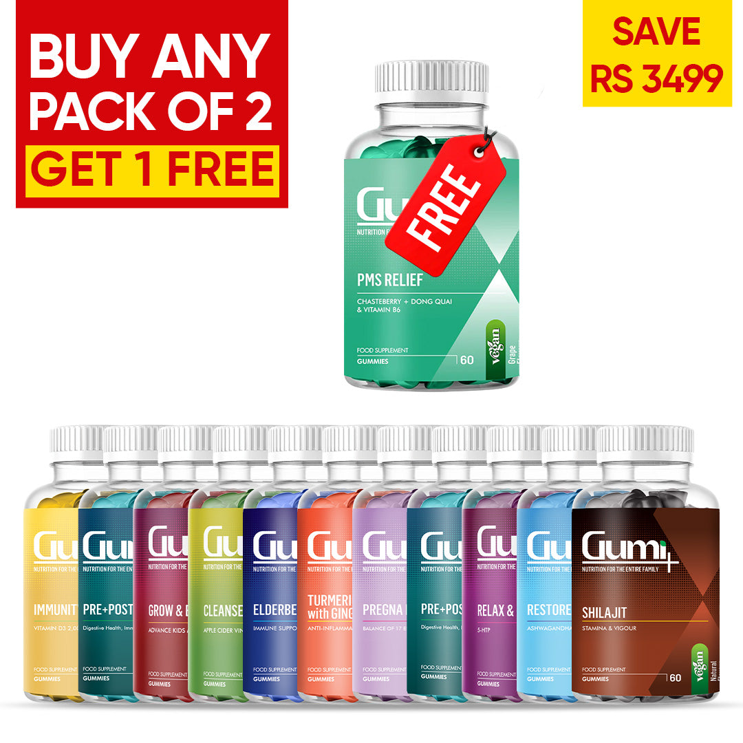 Buy any pack of 2 Get 1 free