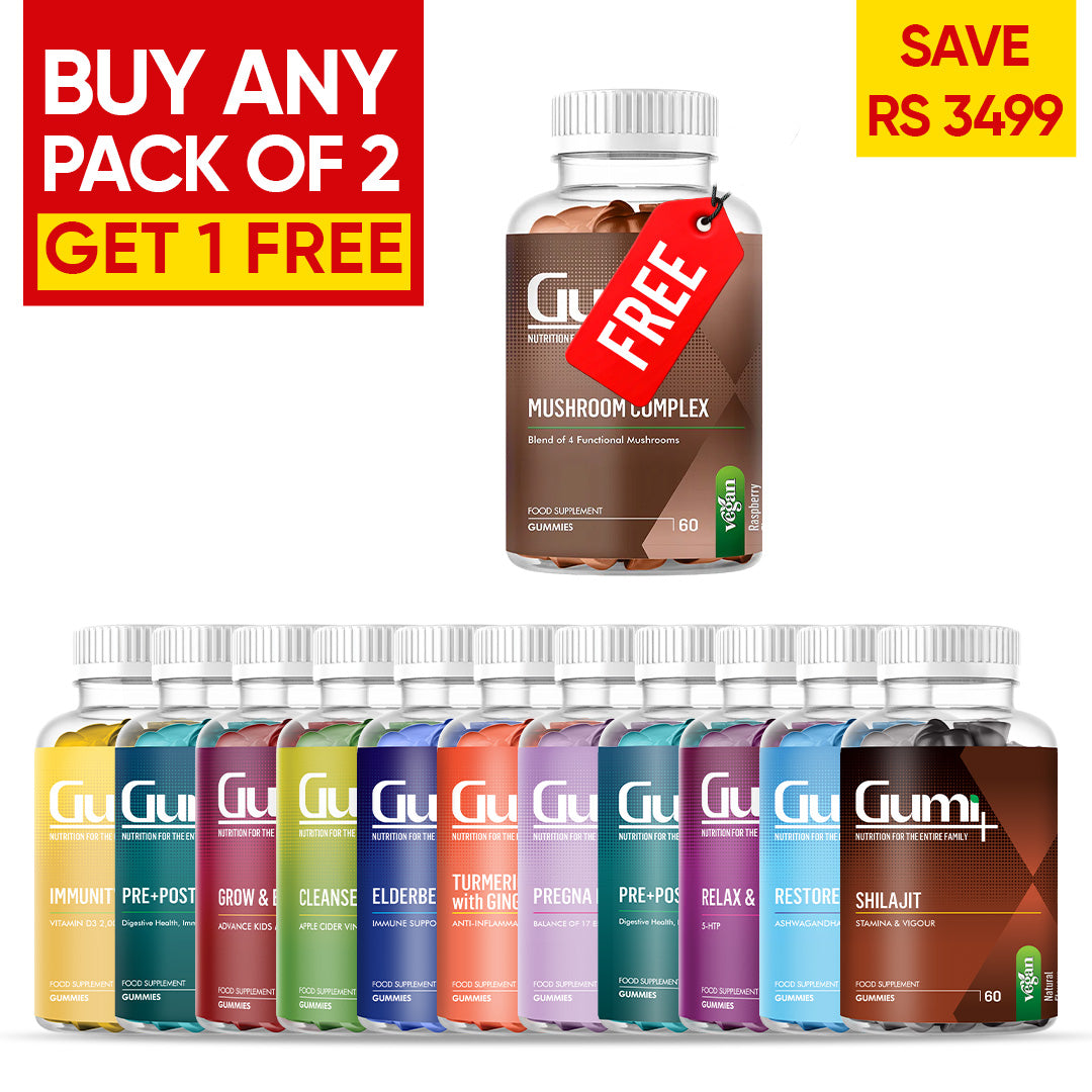 Buy any pack of 2 Get 1 free