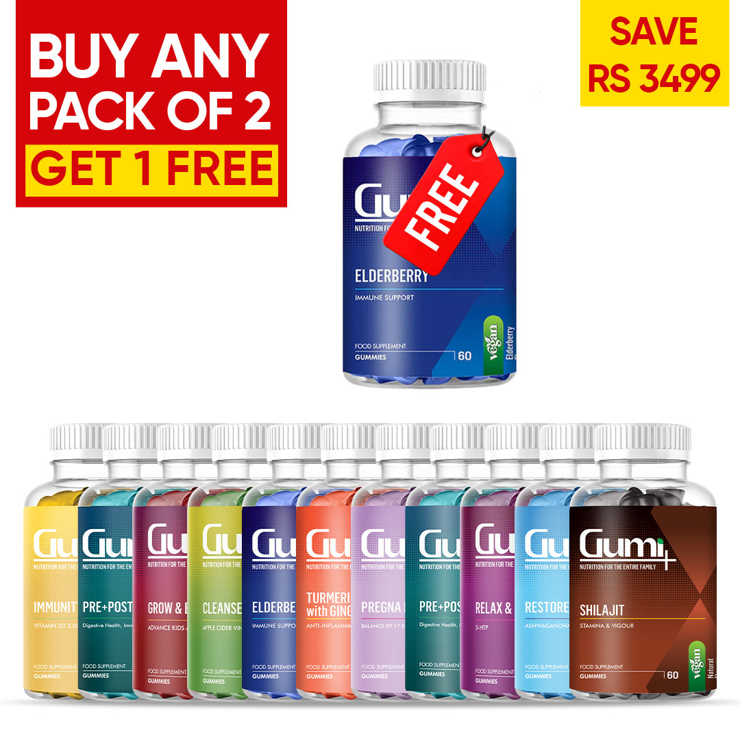 Buy any pack of 2 Get 1 free